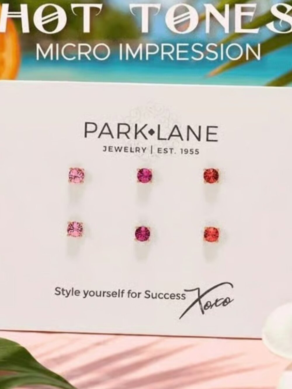 Park Lane Hot Tones Micro Impression Earrings